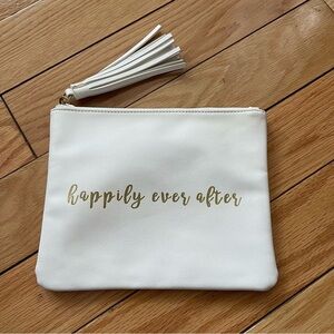 Happily Ever After Wedding Bridal Party Clutch